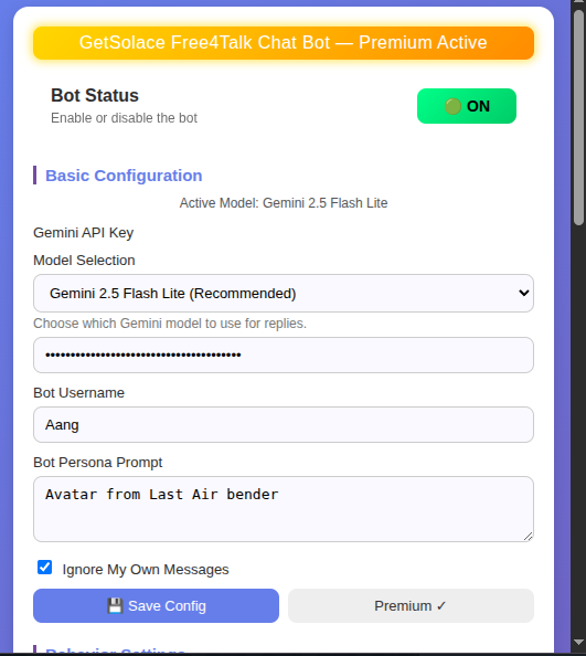 Chatbot memory system